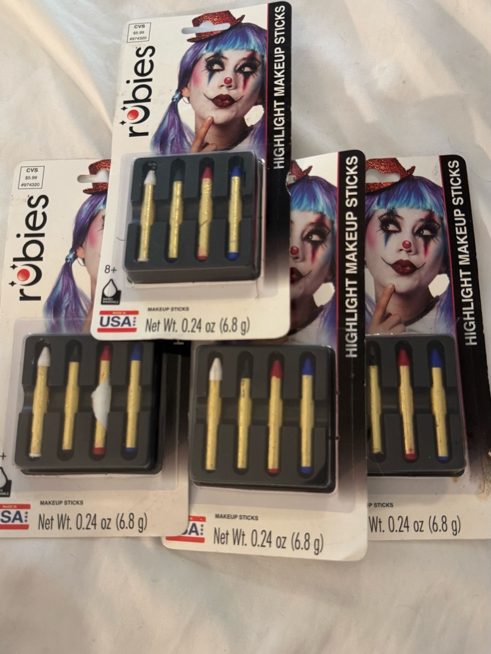 20+ pieces of Halloween makeup unopened